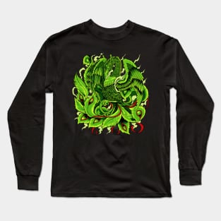 Mythical creature from Japan - Japanese Phoenix Long Sleeve T-Shirt